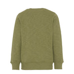 Moschino Kids Felpa Verde con Logo Teddy Bear per Bambini