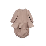 Elisabetta Franchi La Mia Bambina Abito Sunrise con Culotta per Neonate