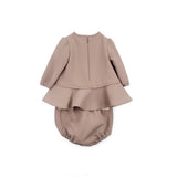 Elisabetta Franchi La Mia Bambina Abito Sunrise con Culotta per Neonate
