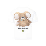 Barrow Kids T-shirt Bianca con Stampa Retro per Bambini (retro)