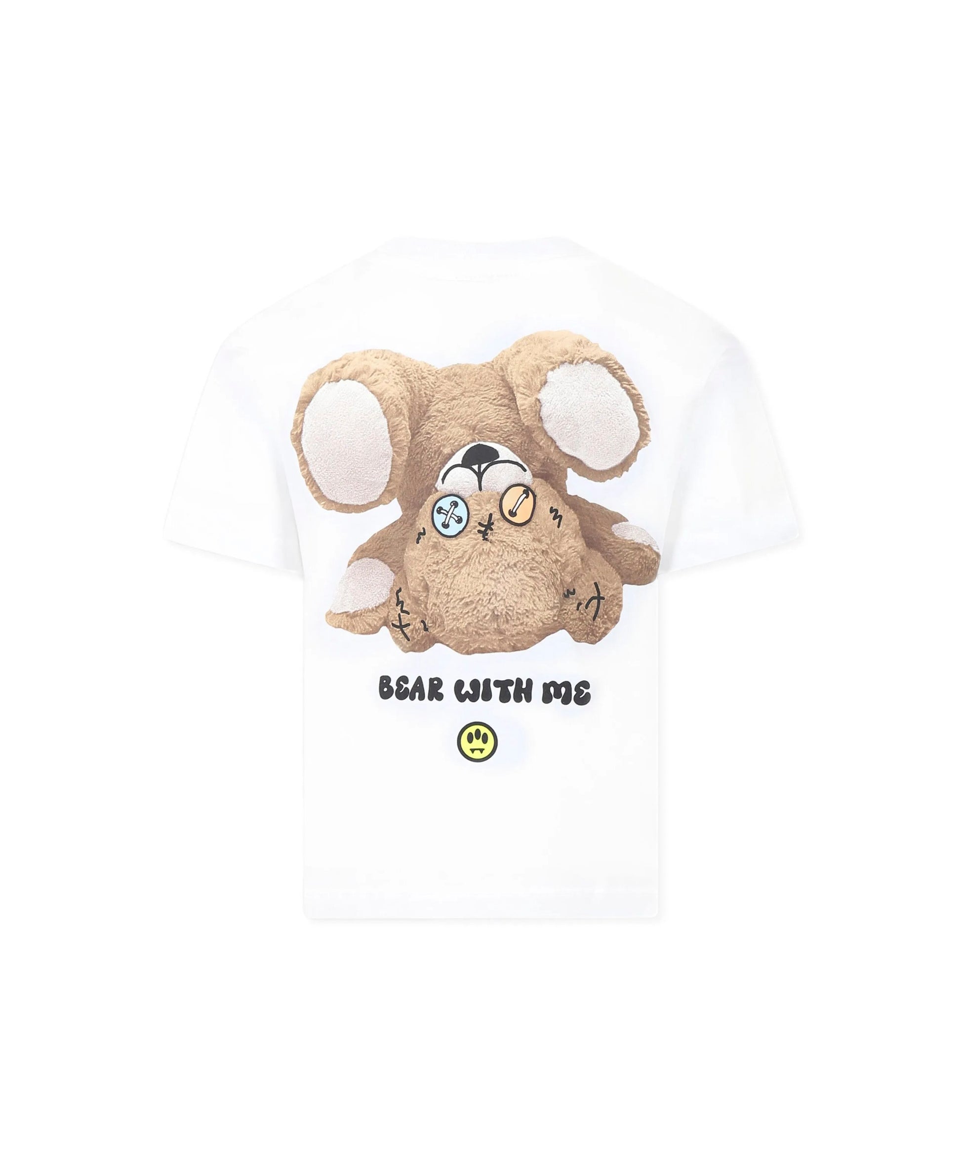 Barrow Kids T-shirt Bianca con Stampa Retro per Bambini (retro)