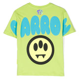 Barrow Kids T-shirt Cedro con Stampa Logo e Smile retro