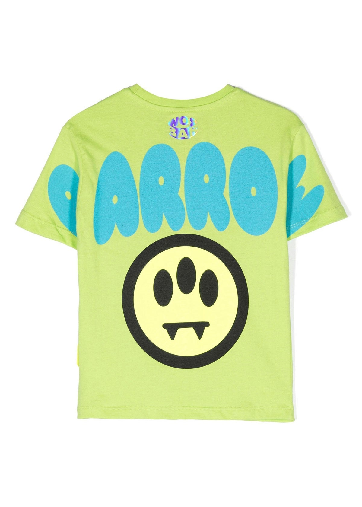 Barrow Kids T-shirt Cedro con Stampa Logo e Smile retro