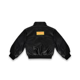 Iceberg Kids Giubbotto Nero con Patch Logo per Neonati