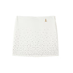 Patrizia Pepe Kids Gonna Bianco con Strass per Bambine