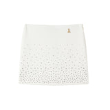 Patrizia Pepe Kids Gonna Bianco con Strass per Bambine