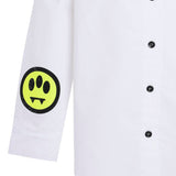 Barrow Kids Camicia Bianca con Smile per Bambine (dettaglio)