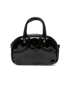 Puma Kids Borsa 1976 Nero Lucido con Logo per Bambine