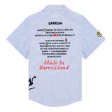 Barrow Kids Camicia a Righe con Stampe per Bambini