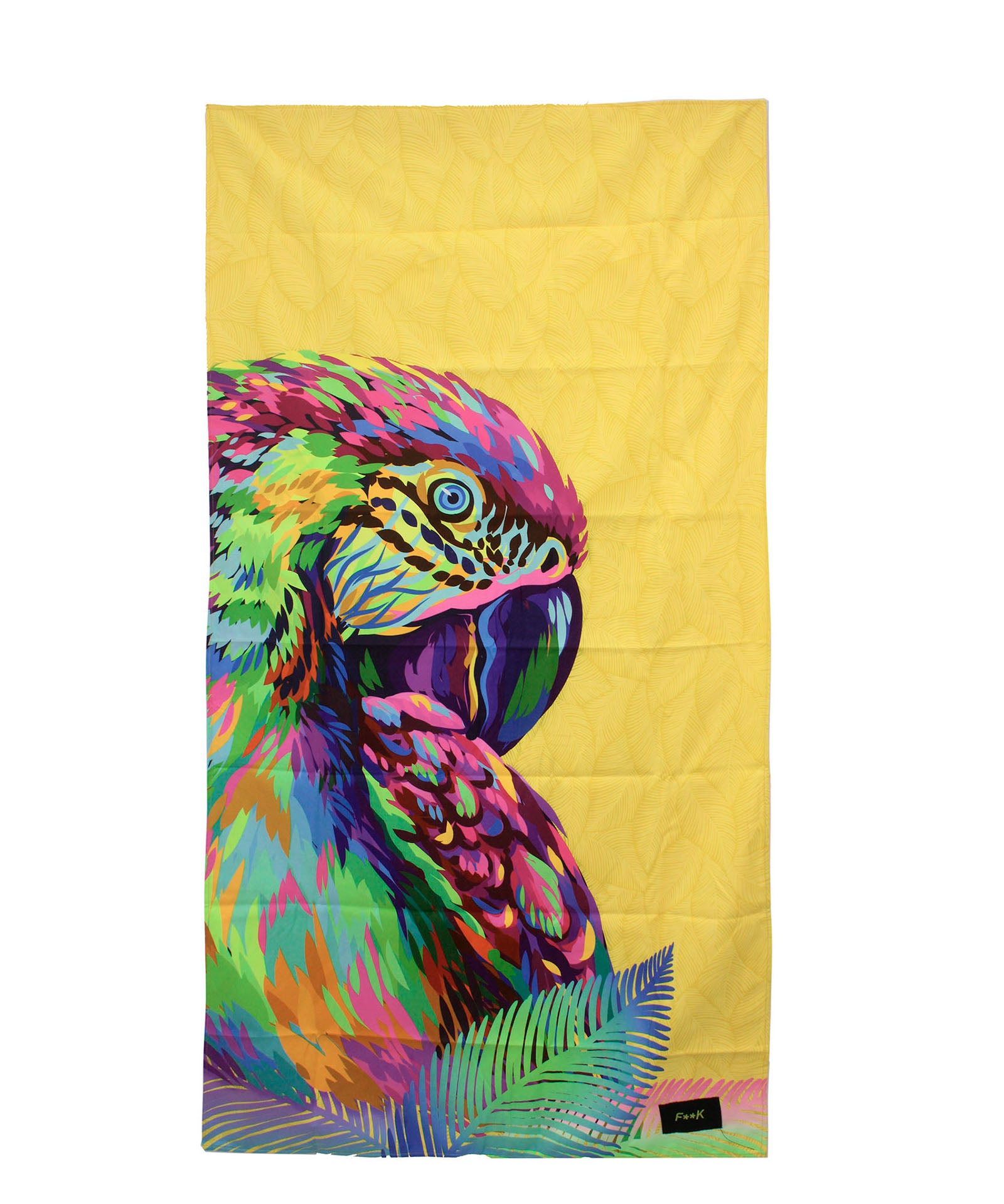 EffeK Telo Mare con Stampa Parrot per Bambini