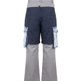 Dsquared2 Kids Pantalone Grigio Doppia Abbottonatura per Bambini