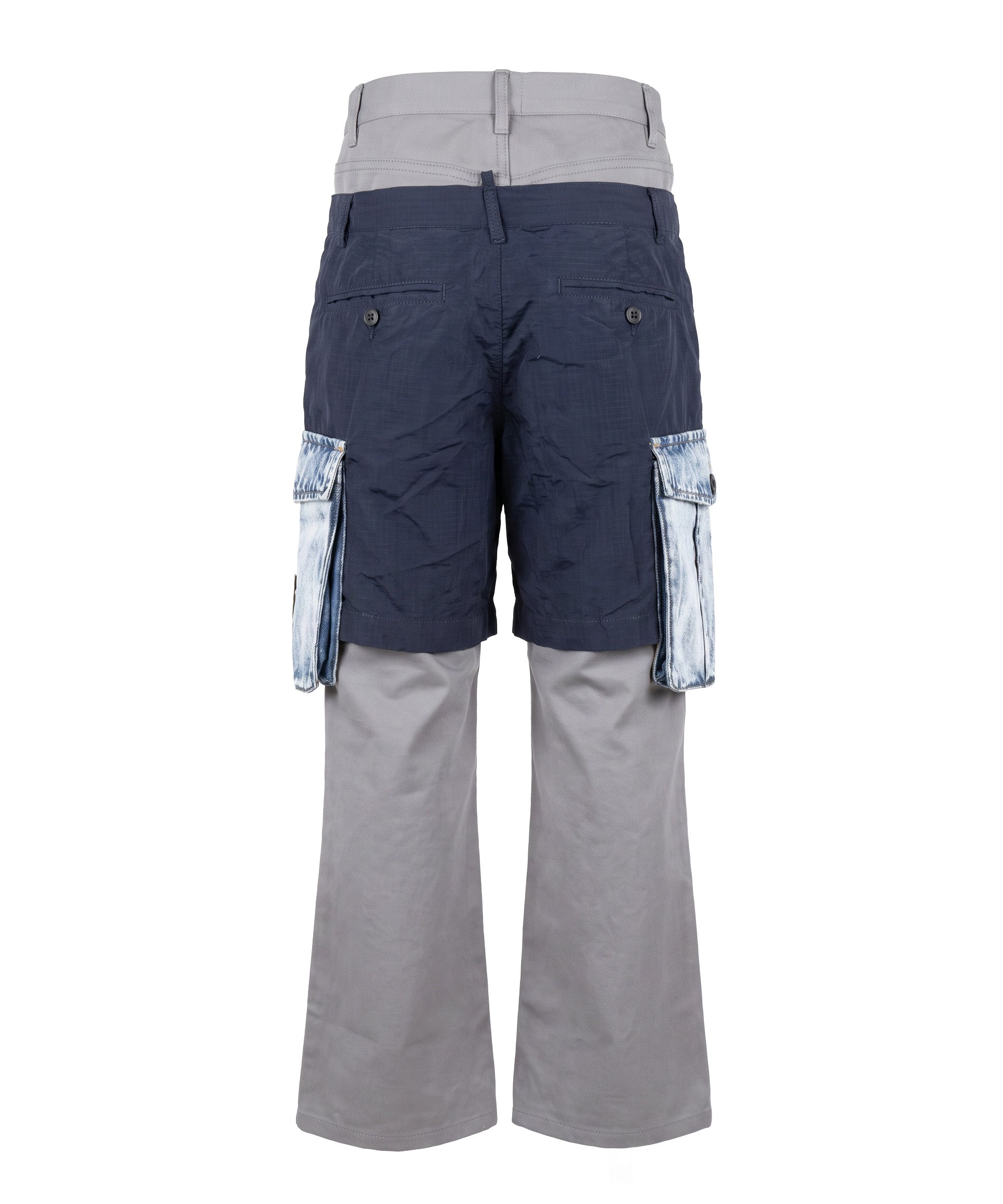 Dsquared2 Kids Pantalone Grigio Doppia Abbottonatura per Bambini