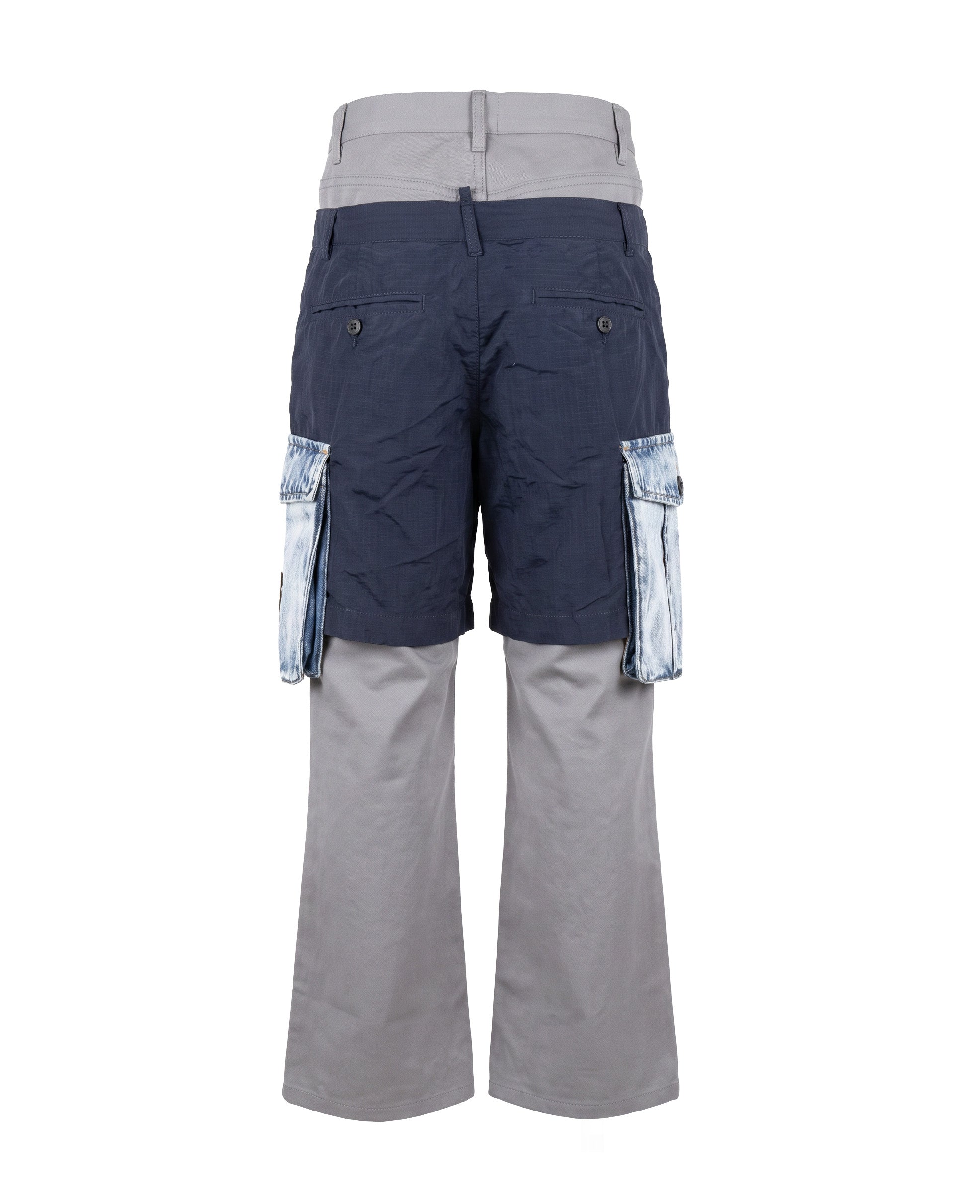 Dsquared2 Kids Pantalone Grigio Doppia Abbottonatura per Bambini