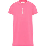Palm Angels Kids Abito Rosa con Logo Bianco per Bambine