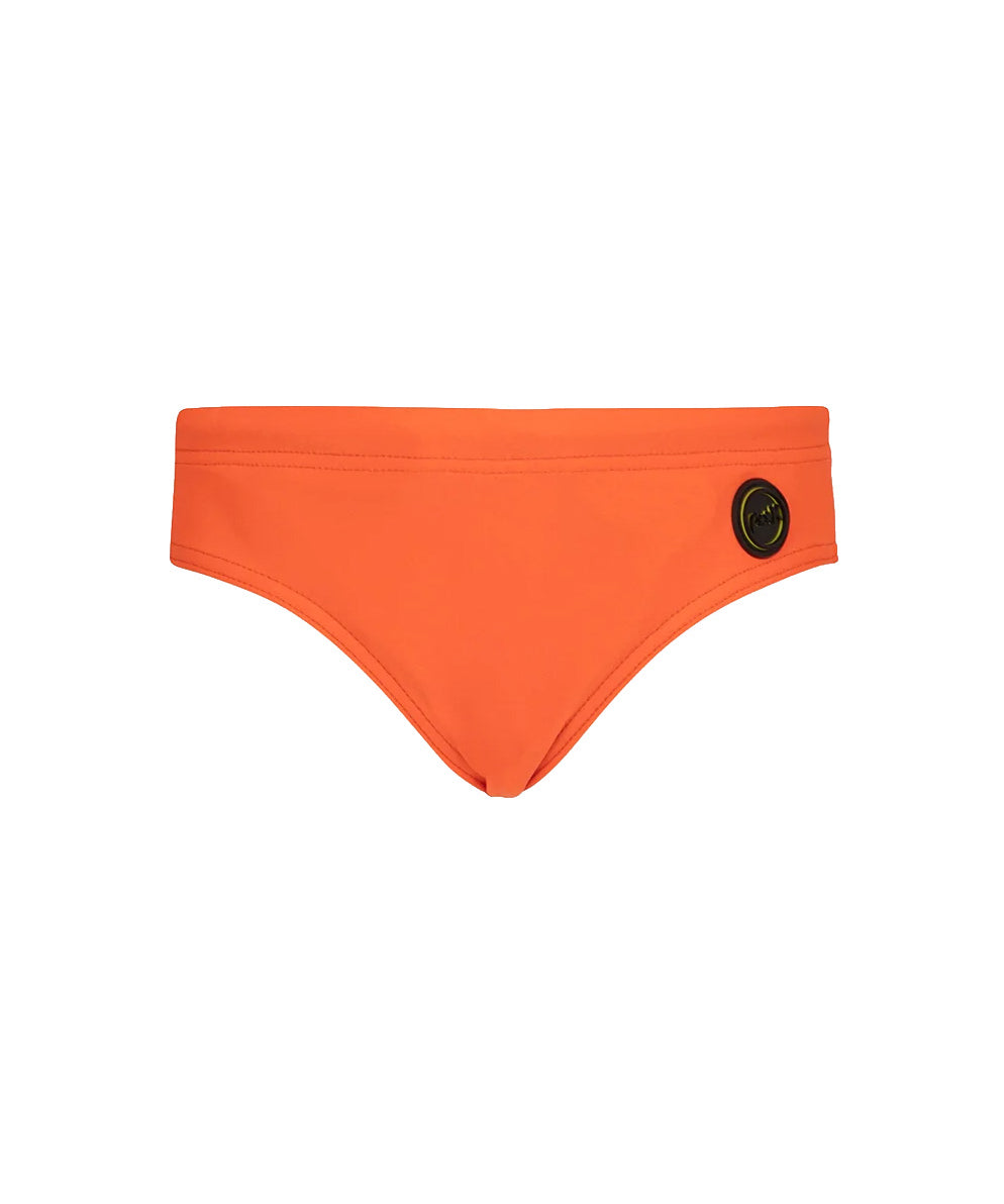 Effek Kids Costume Slip Arancio Fluo con Logo per Neonati