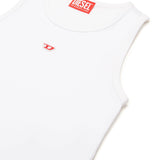 Diesel Kids White Top with Oval D Patch for Girls