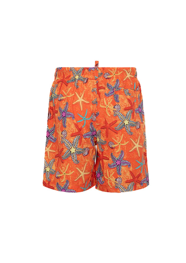 EffeK Costume Boxer Fantasia Mood Marine Arancione per Bambini