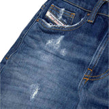 Diesel Kids Jeans Denim Blu 1996 D-Sire per Bambine (dettaglio)