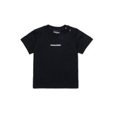 Dsquared2 Kids Black T-shirt with Logo Print