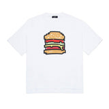 N°21 Kids T-shirt con Stampa Hamburger Bianca