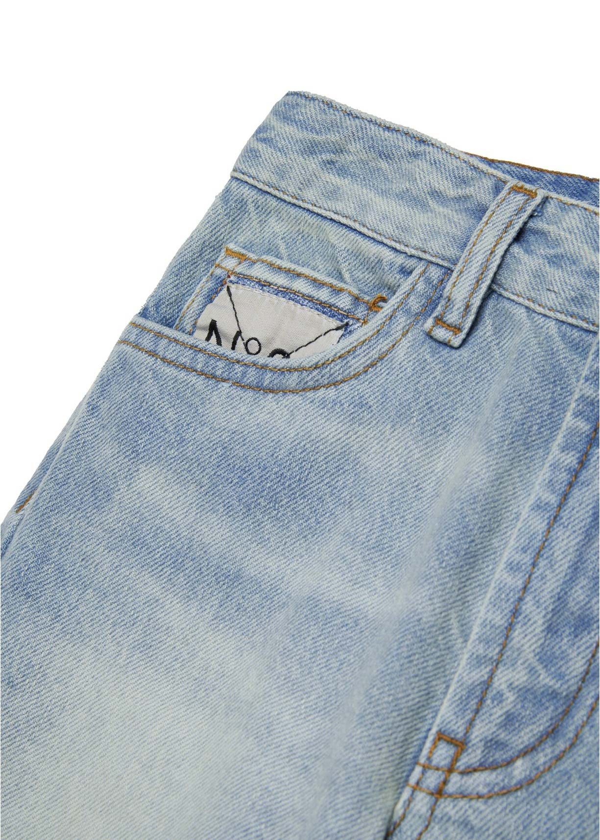 N°21 Kids Jeans in Denim Baggy Fit per Bambine (dettaglio)