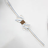 Minibanda Papillon Bianco a Righe per Neonati