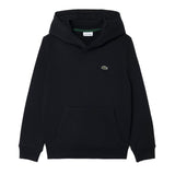 Lacoste Kids Felpa con Cappuccio Nero con Logo Unisex