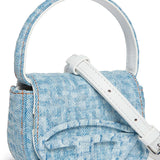 Diesel Kids Borsa a Spalla di Jeans 1DR XS (dettaglio tracolla)