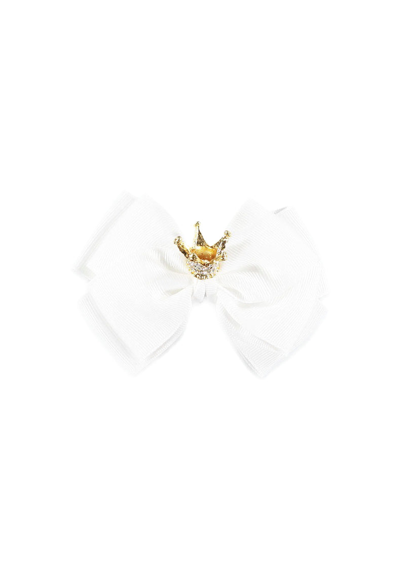Angel's Face Fermacapelli Bianco Crown per Bambine