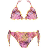 4Giveness Kids Costume a Triangolo Fantasia Pink Butterfly per Bambina