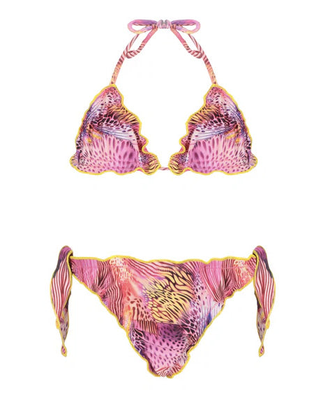 4Giveness Kids Costume a Triangolo Fantasia Pink Butterfly per Bambina