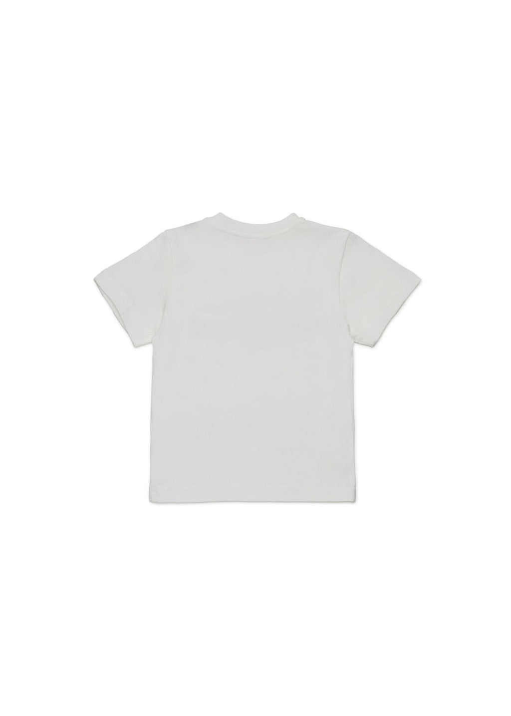 Diesel Kids T-shirt Bianca con Oval D per Neonate (retro)