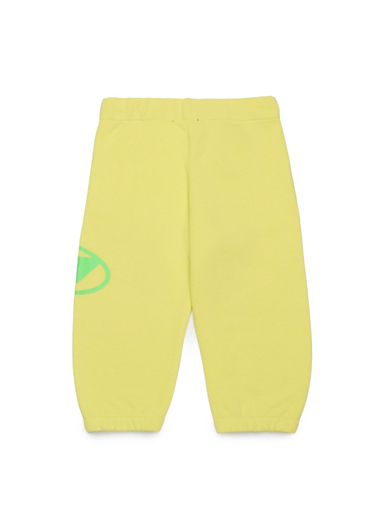 Diesel Kids Pantaloni Jogger Giallo con Stampa Logo Oval D