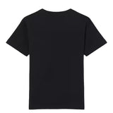 Lacoste Kids' Black T-Shirt with Embroidered Logo Unisex