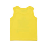 Dsquared2 Kids Canotta Gialla con Stampa Logo a Contrasto Unisex per Bambini