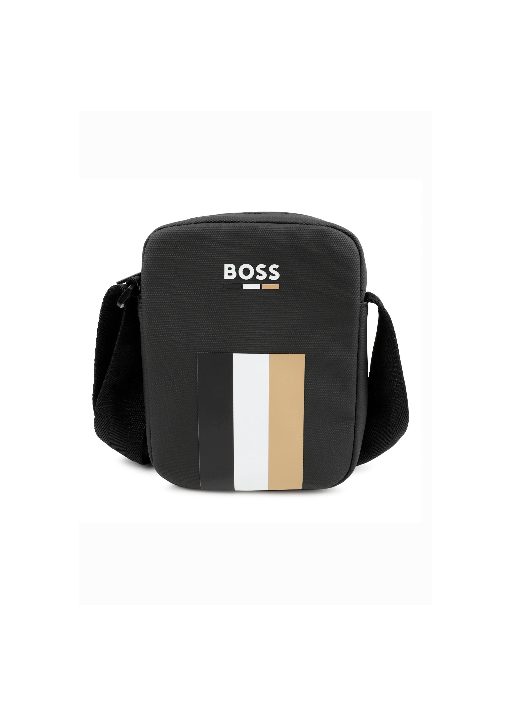 Boss Kids Marsupio Nero con Logo per Bambini