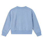 Palm Angels Kids Girocollo Celeste Stampa Teddy Spray per Neonati