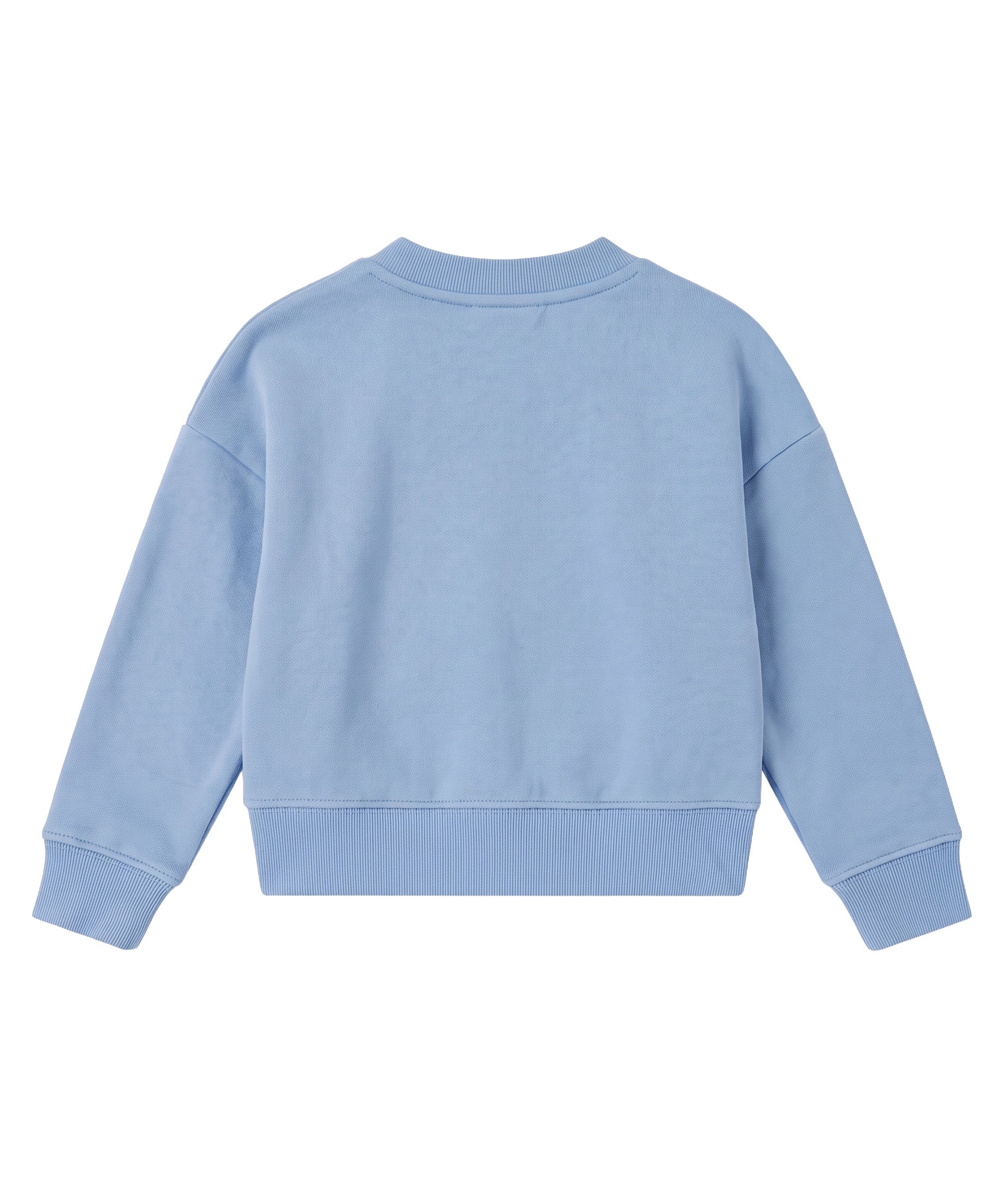 Palm Angels Kids Girocollo Celeste Stampa Teddy Spray per Neonati