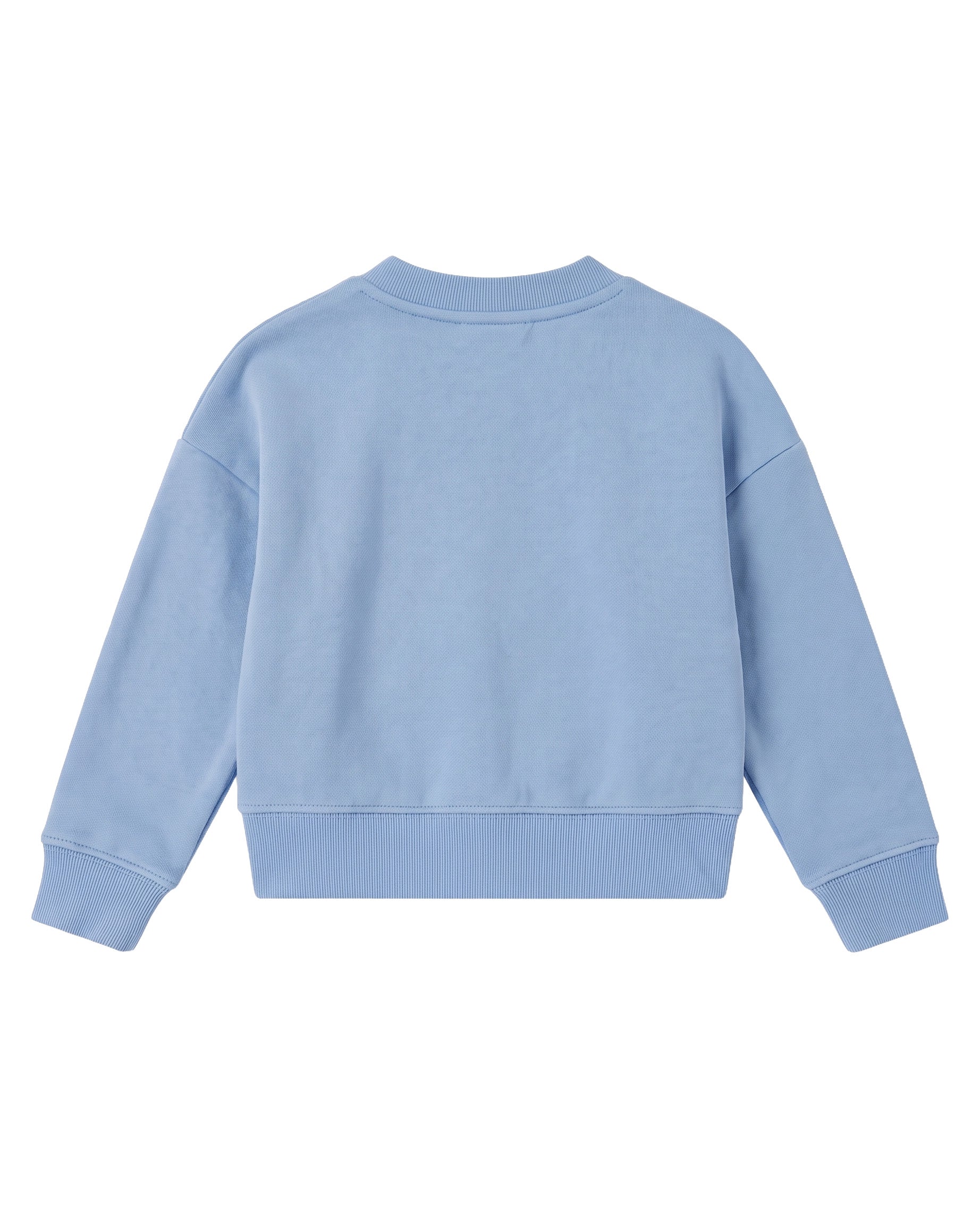 Palm Angels Kids Girocollo Celeste Stampa Teddy Spray per Neonati