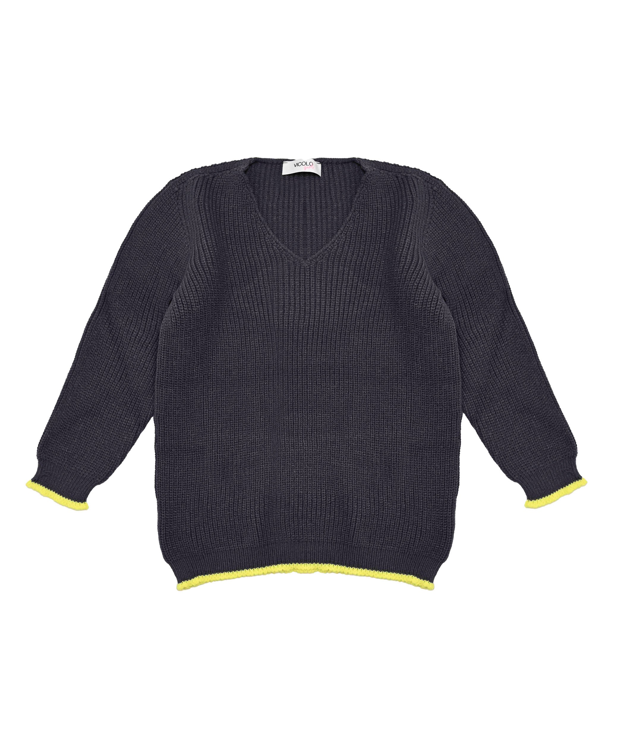 Vicolo Kids Maglioncino Grigio per Bambine