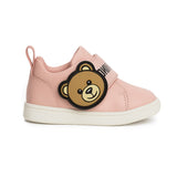 Moschino Kids Scarpette Rosa con Strappo per Neonate