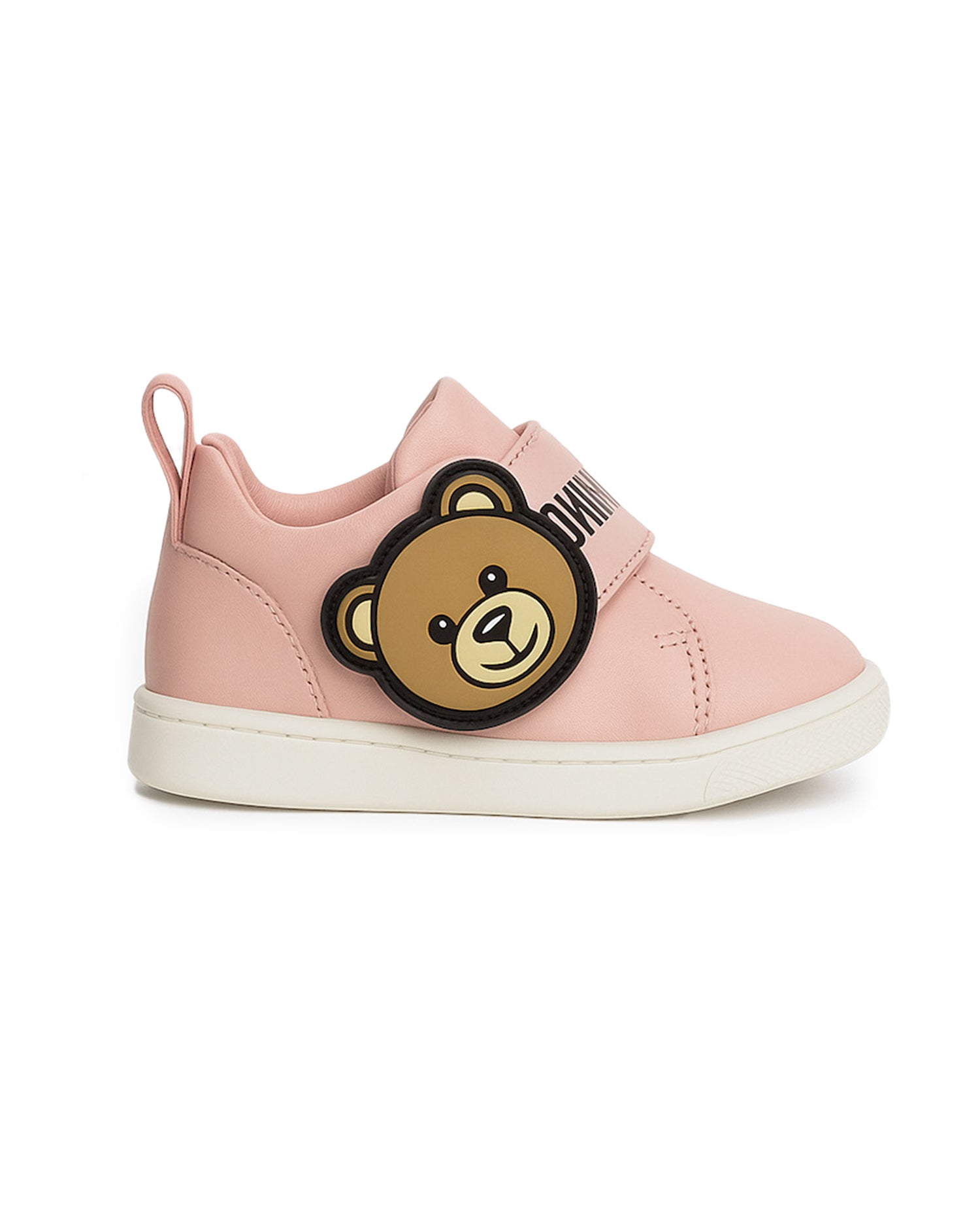 Moschino Kids Scarpette Rosa con Strappo per Neonate