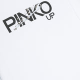 Pinko Kids T-shirt Bianca con Stampa Logo