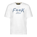 F**K Kids T-Shirt Bianco con Logo per Bambini