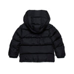 Dsquared2 Kids Bomber Nero Trapuntato con Logo Leaf per Neonati (retro)