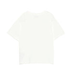 Moschino Kids Maxi T-Shirt Panna con Logo Teddy Bear per Bambine