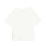 Moschino Kids Maxi T-Shirt Panna con Logo Teddy Bear per Bambine