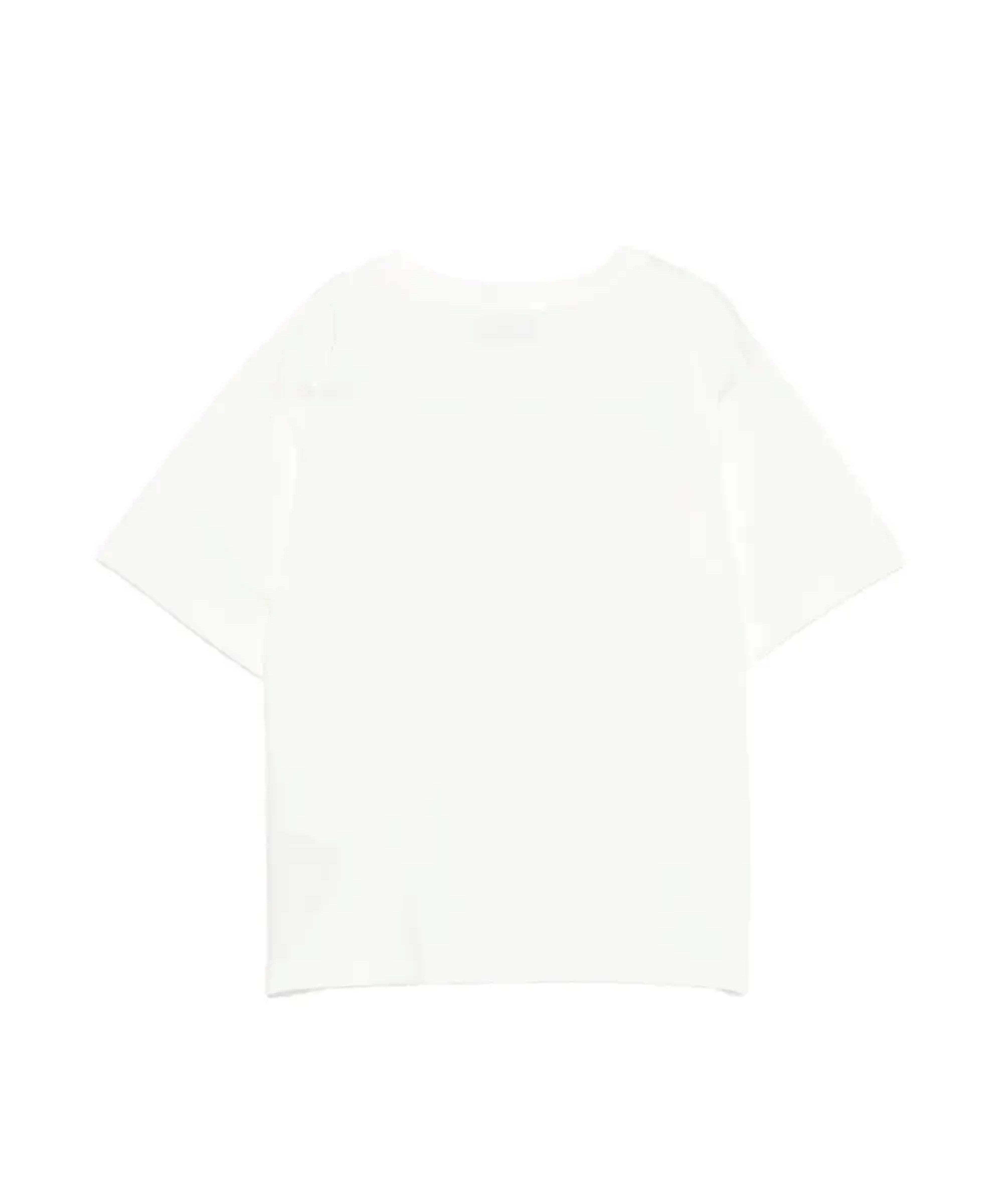 Moschino Kids Maxi T-Shirt Panna con Logo Teddy Bear per Bambine