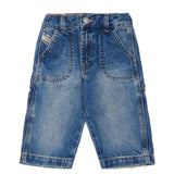 Diesel Kids Pantalone in Denim con Ricamo Unisex
