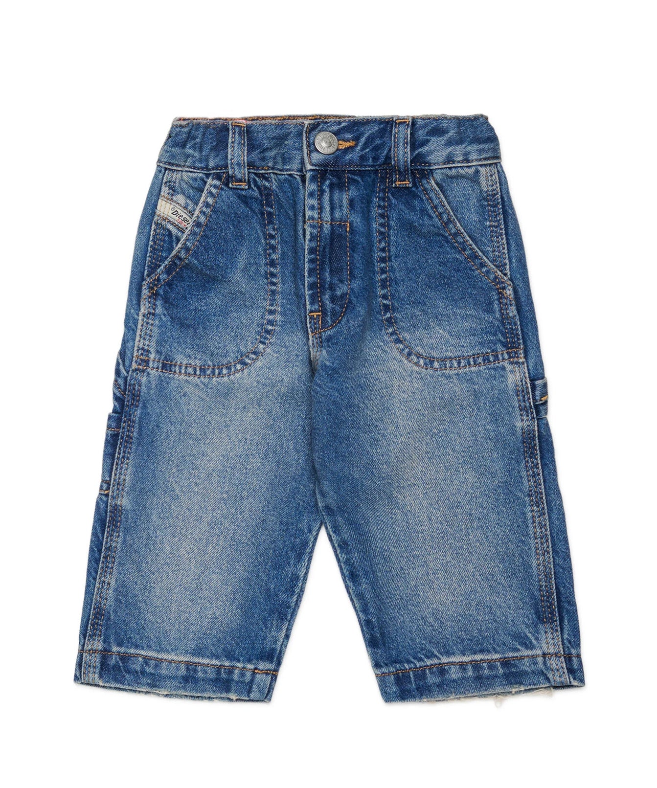 Diesel Kids Pantalone in Denim con Ricamo Unisex